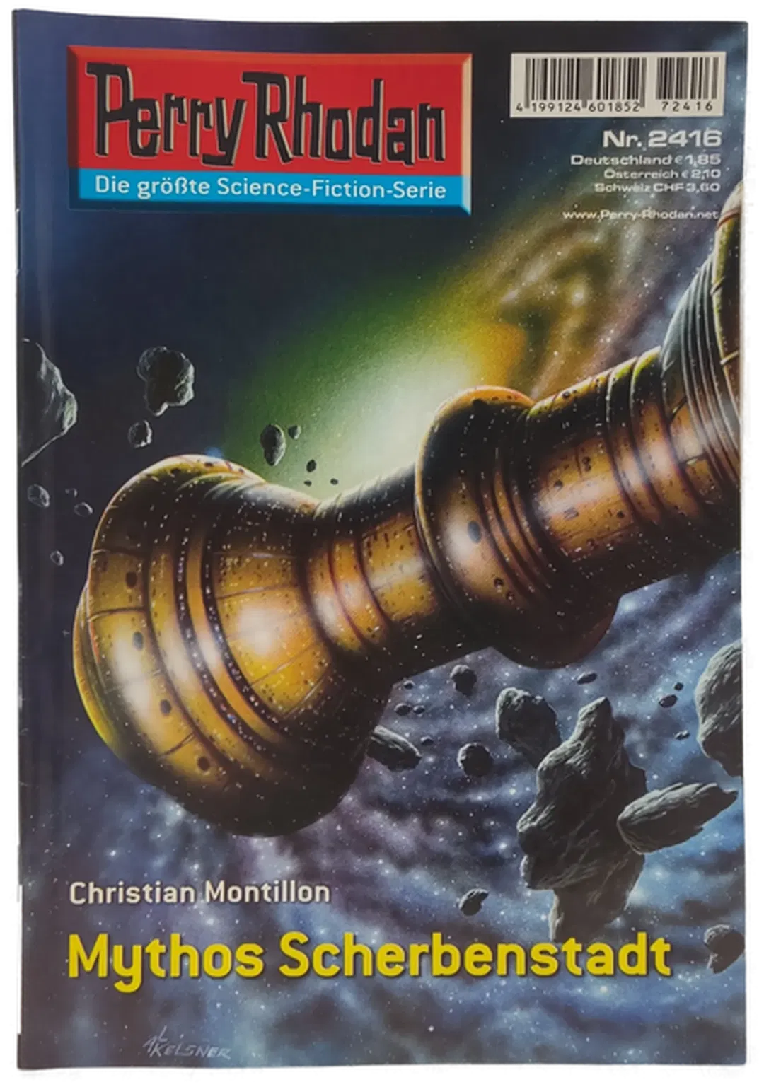 Romanheft Perry Rhodan Mythos Scherbenstadt Erstauflage Nr.2416 - Bild 1