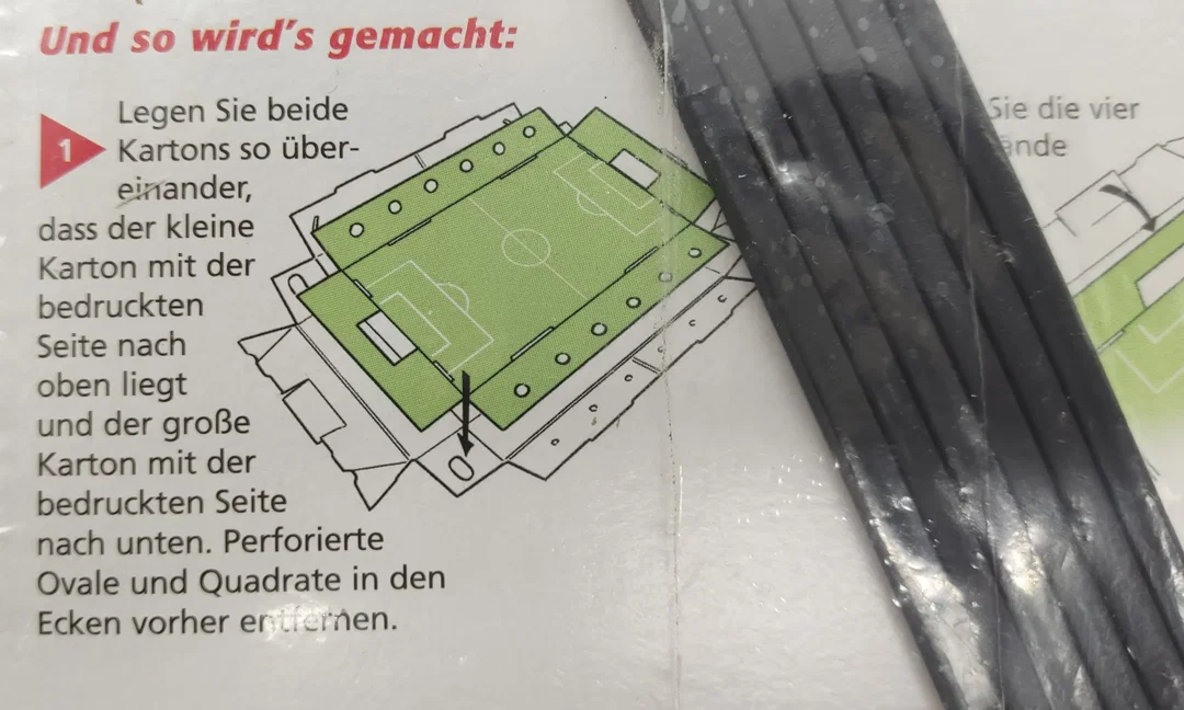 Persil Kicker-Spiel Werbespiel zum Zusammenstecken – Bild 2