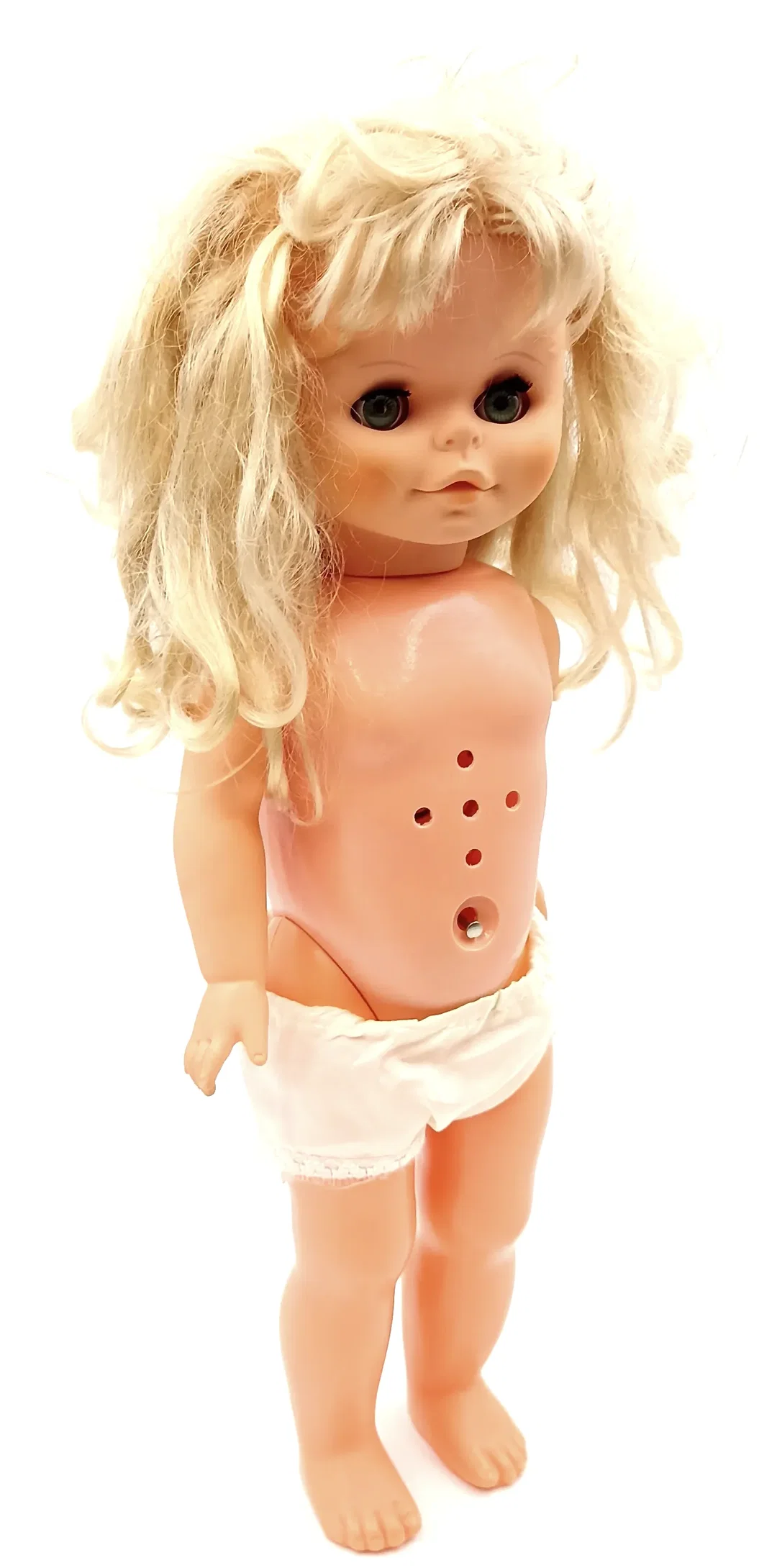Vintage Zapf Sprechpuppe aus den 60er/70er Jahren inkl. Kleidung - Bild 4