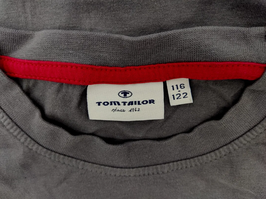 Tom Tailor Kinder Shirt grau Gr.116/122 – Bild 4