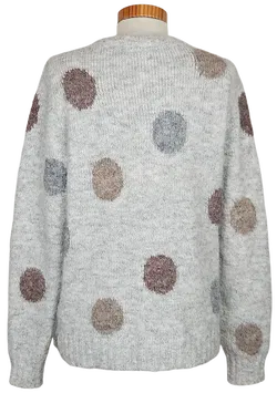 FREE/QUENT Damen Pullover, grau - Gr. M  - Bild 3