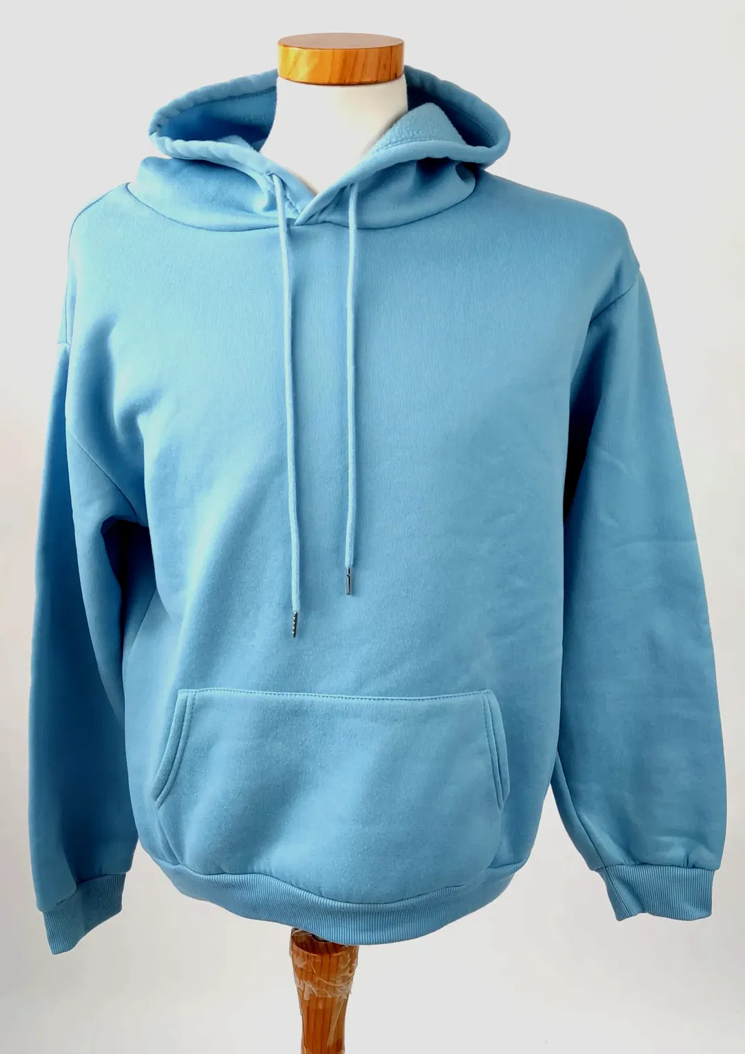 Shein Herren Kapuzensweater hellblau - Gr. L/EUR 50 - Bild 1