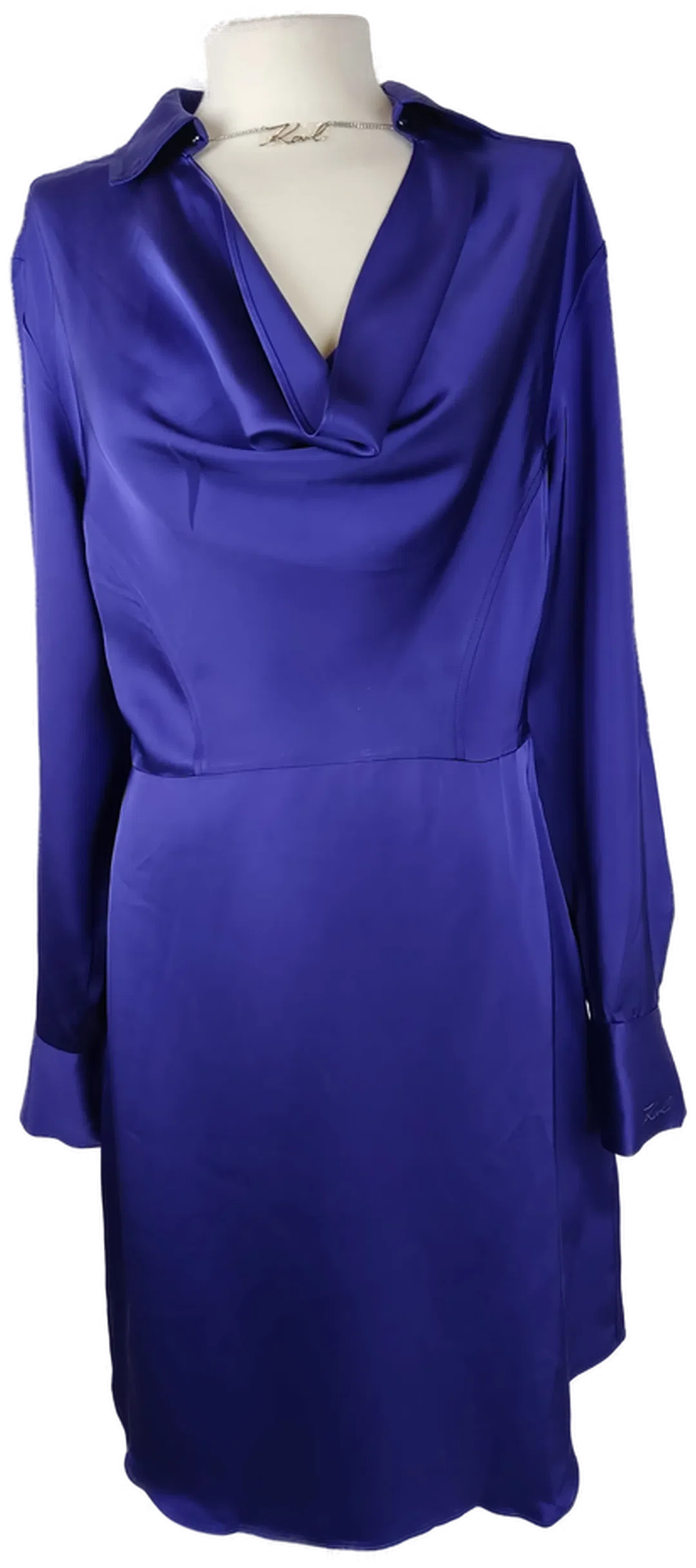 Karl Lagerfeld Damen Midikleid neu mit Etikett | Abend-Eleganz Größe M / 38 – Bild 2