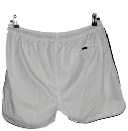 Beachwear Herren Badehose weiß/schwarz - XXL/54 - Bild 2