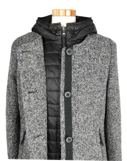 Gil Bret Damen Mantel mit Westeneinsatz, grau - Gr. L  - Bild 5