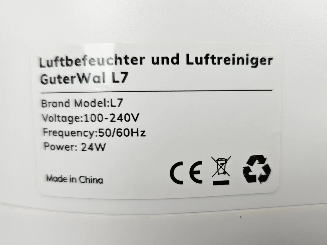 GuterWal L7 - Luftreiniger mit Luftbefeuchterfunktion  – Bild 7