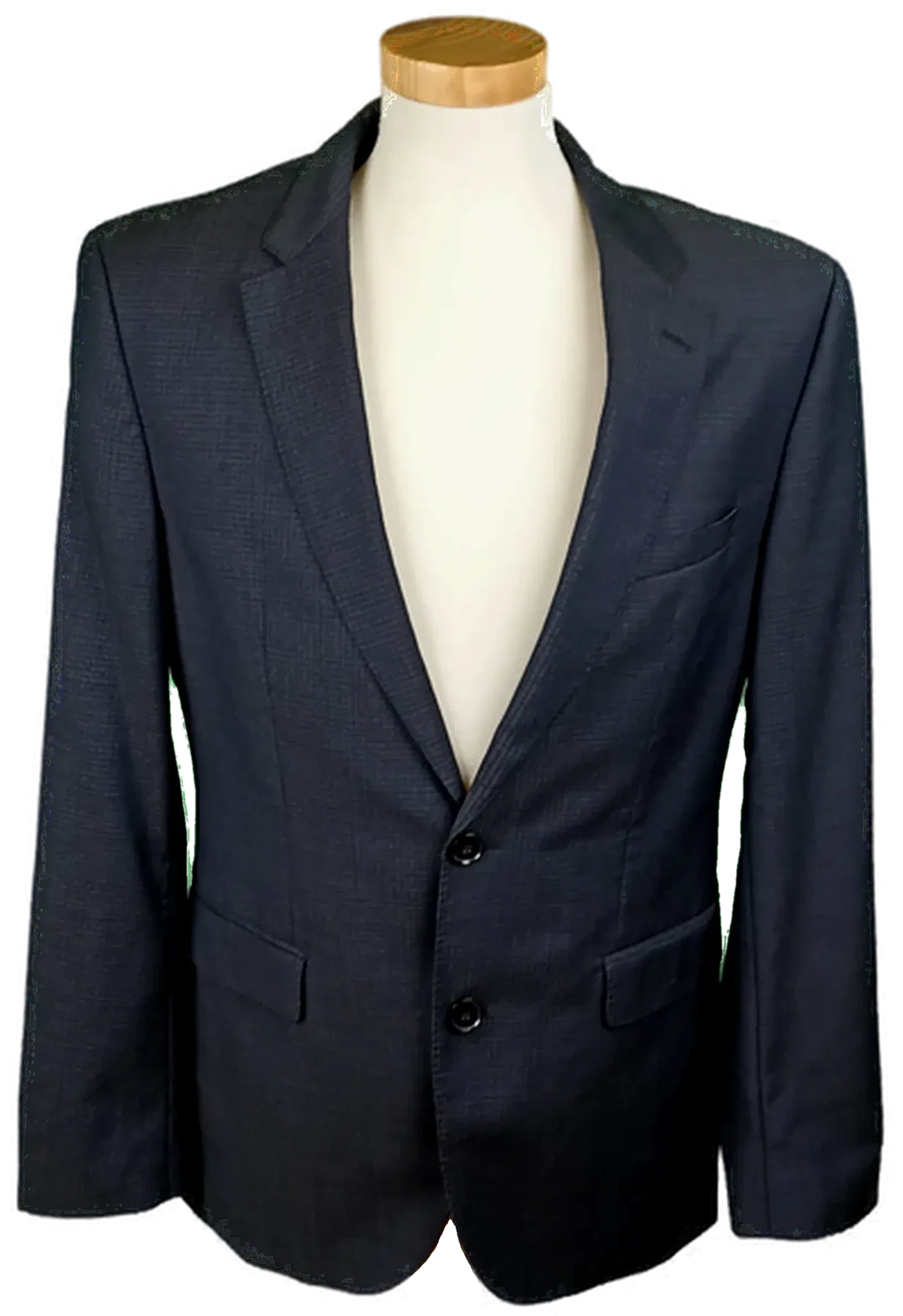 Hugo Boss Herrenblazer gemustert dunkelblau Gr. 48 – Bild 1