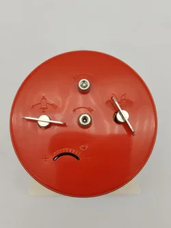 Vintage Wecker / Marke Peter - orange - Bild 4