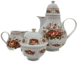 Kaffeeservice 4-Teilig Sonstige Porzellan | Retro-Charme – Vorschau 6
