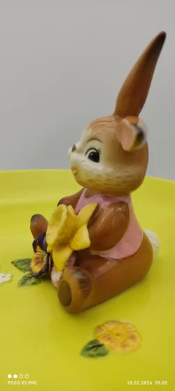 Goebel Porzellan-Osterschale Mit Hase Und Blüten | Frühlingsgrüße - Bild 6