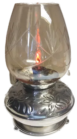 Les Etains Du Prince Eveque Zinn Lampe  - Bild 1