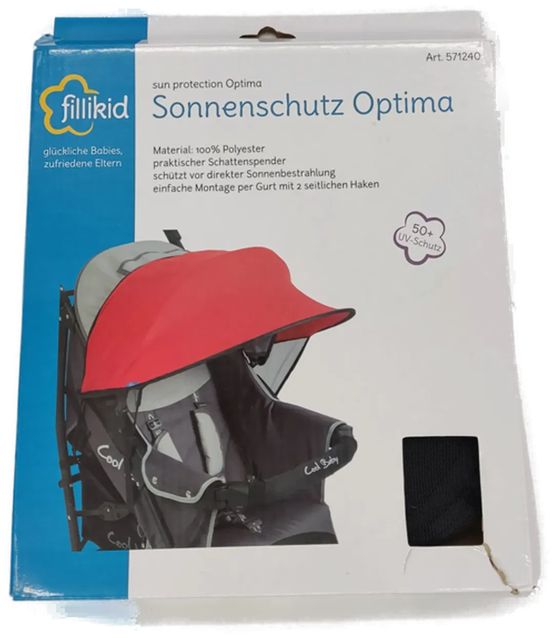 FILLIKID Sonnenschutz Optima für Kinderwagen - Bild 1