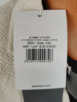 Alpha Tauri Herren Sakko XXL creme NEU mit Etikett - Bild 7