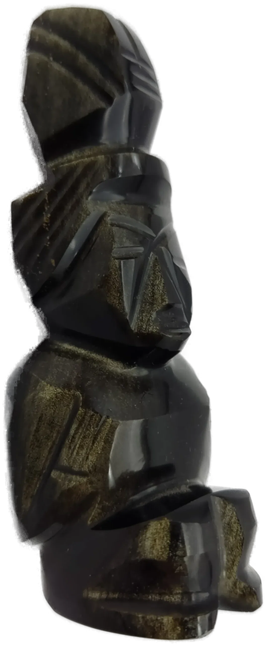 Schwarze Obsidian Figuren – Bild 2