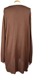Y More Damen Weste braun mit naturweissen Einfassungen - L/40 - Bild 2