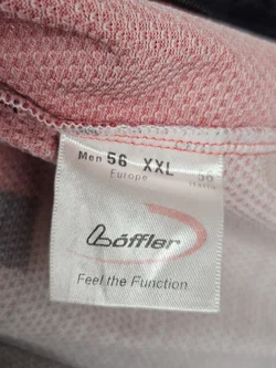 LÖFFLER Herren Rennrad Shirt, schwarz-rot-orange - Gr. L - Bild 4