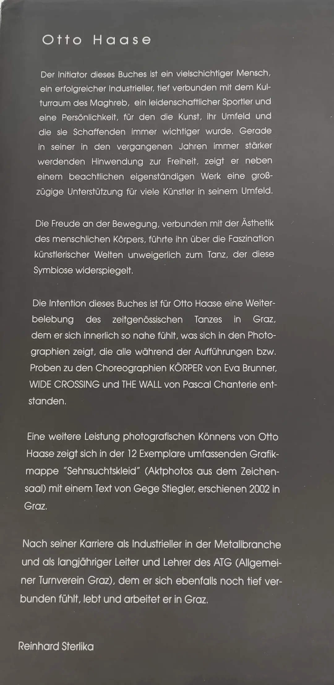 Buch "photography - dance - liberty" Bildband von Otto Haase Graz limitierte Auflage – Bild 3