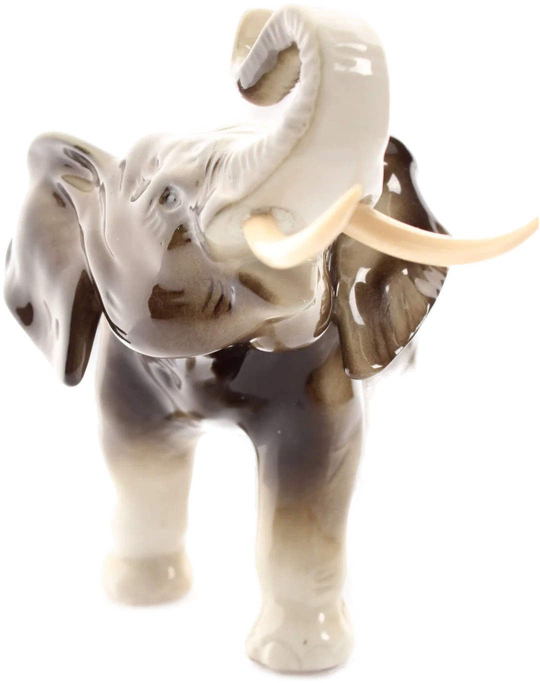 Royal Dux Elefant Porzellanfigur – Böhmen/Tschechien – ca. 16 cm – gestempelt - Bild 4