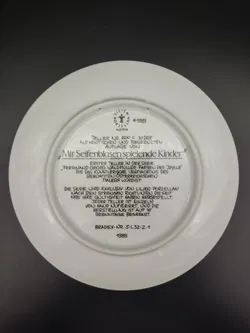 Lilien Porzellan Wandteller: Waldmüller - Bild 5