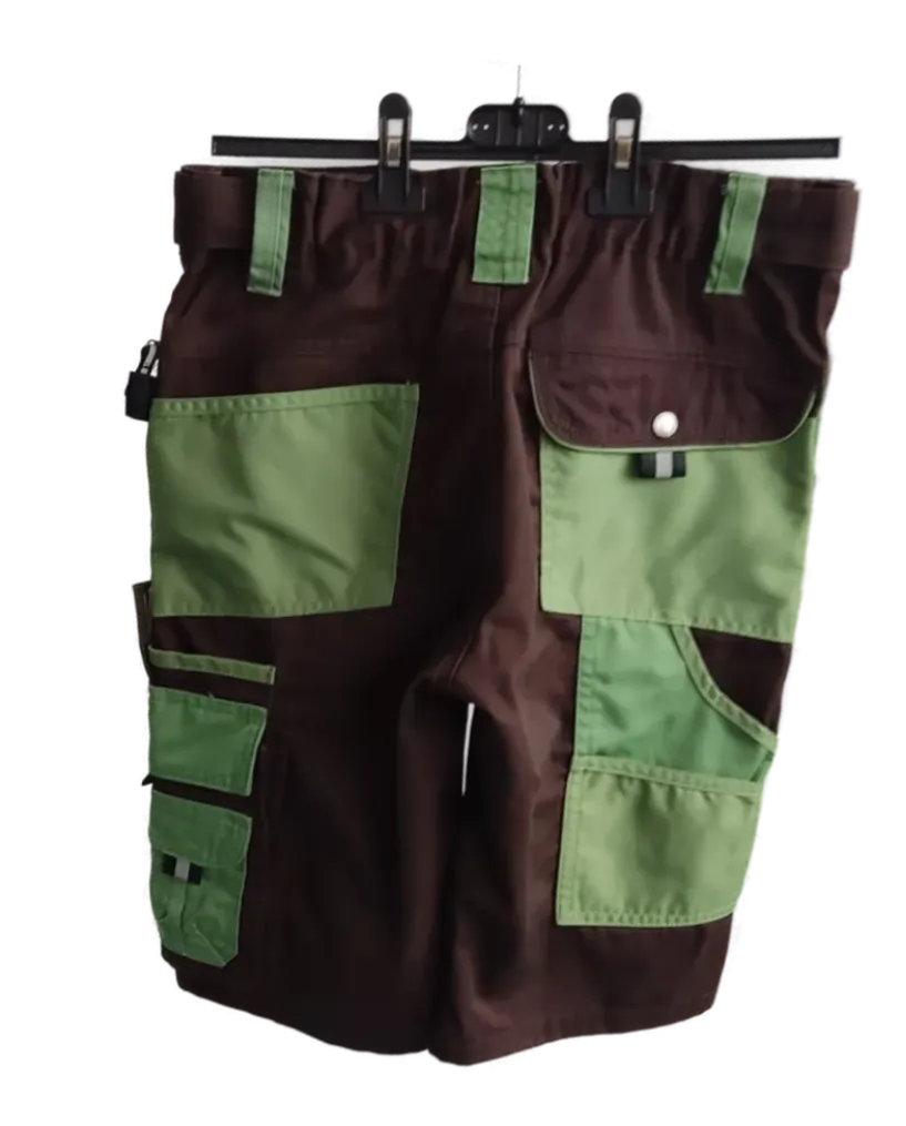 King Craft Arbeitshose Herren braun-grün - Gr. 46   – Bild 2
