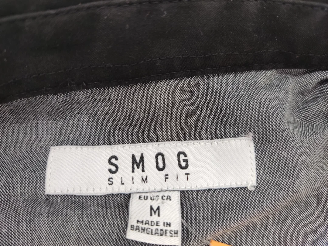 SMOG Herrenhemd schwarz - M (Slim fit) – Bild 4