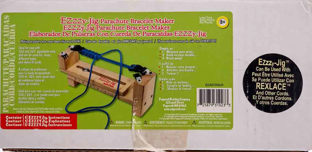 EZZZY-JIG Armbandmacher-Baukasten aus Holz, Länge 25cm – Bild 3