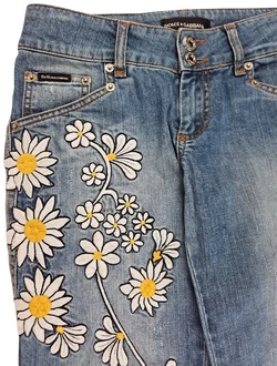 DOLCE & GABBANA Damen Jeans, blau - S / 36 - Bild 4