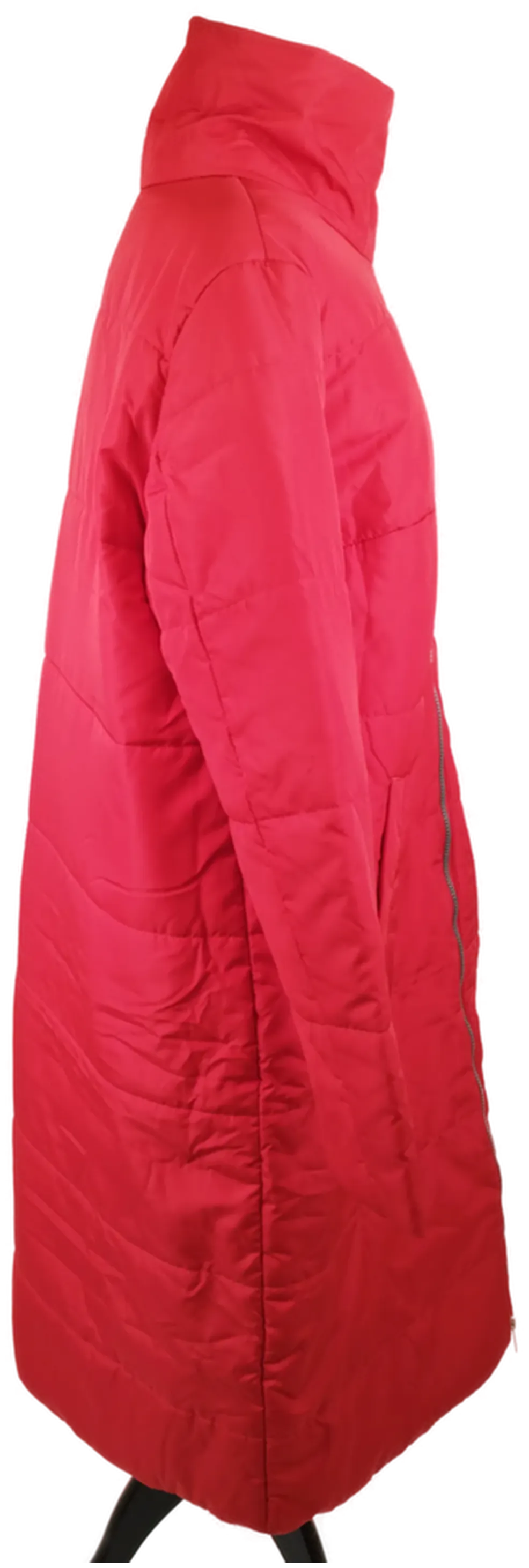 Rote Winterjacke lang - Gr. 42 / 100% Polyester – Bild 2
