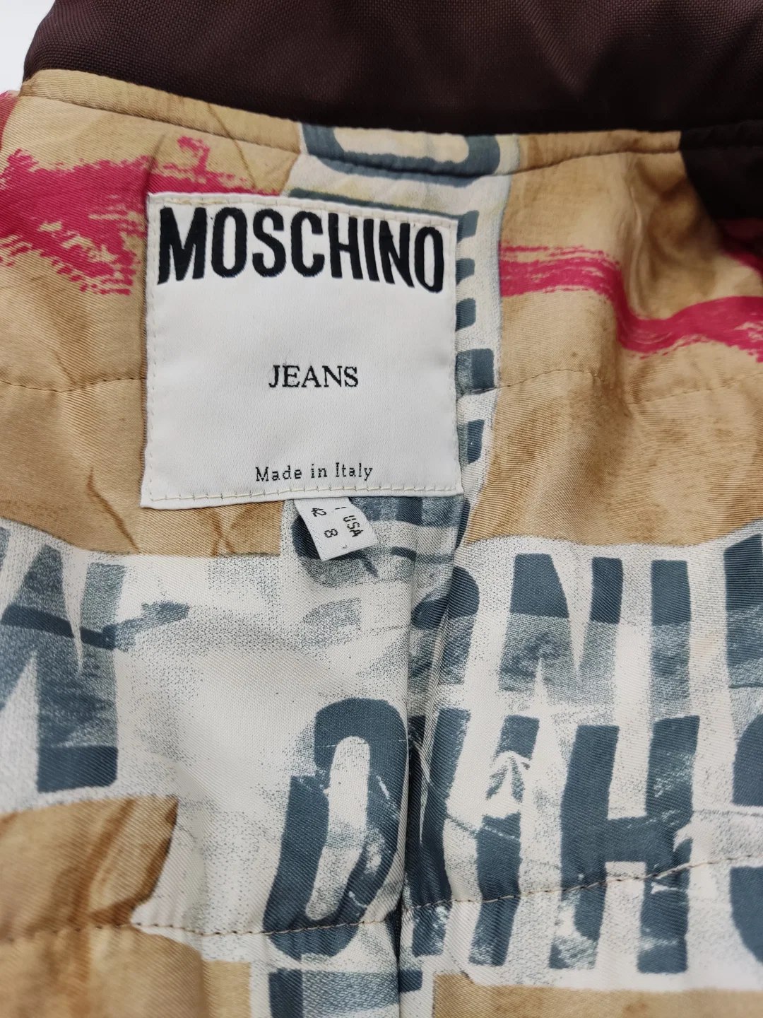 Moschino Jeans  Damen Jacke braun Gr. 38 – Bild 3
