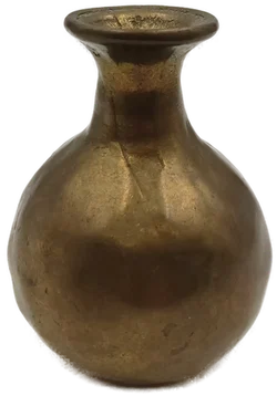 Vintage Deko-Vase aus massivem Messing – Vorschau 4