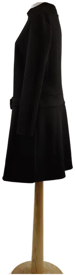 Schwarzes Minikleid in sehr guter Qualität, Größe EUR 38, Herbst - Bild 2