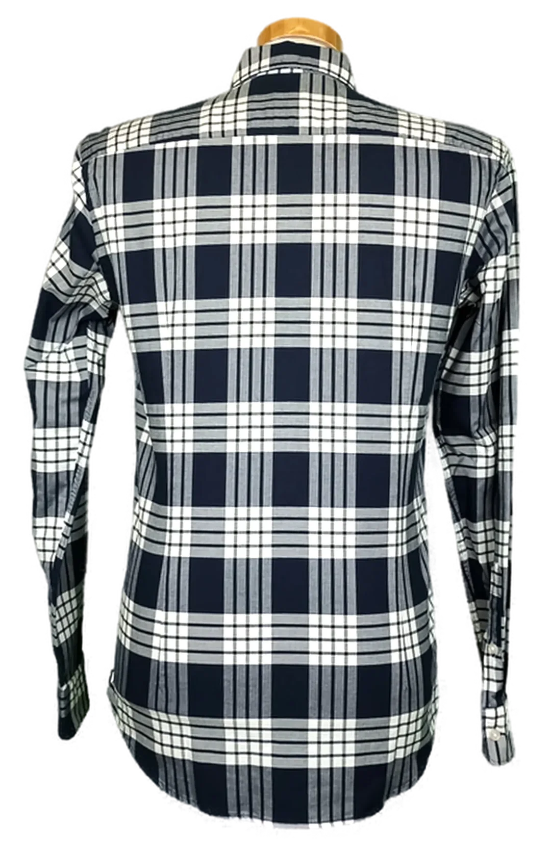 Hugo Boss Herrenhemd blau/weiß kariert Gr. S – Bild 2