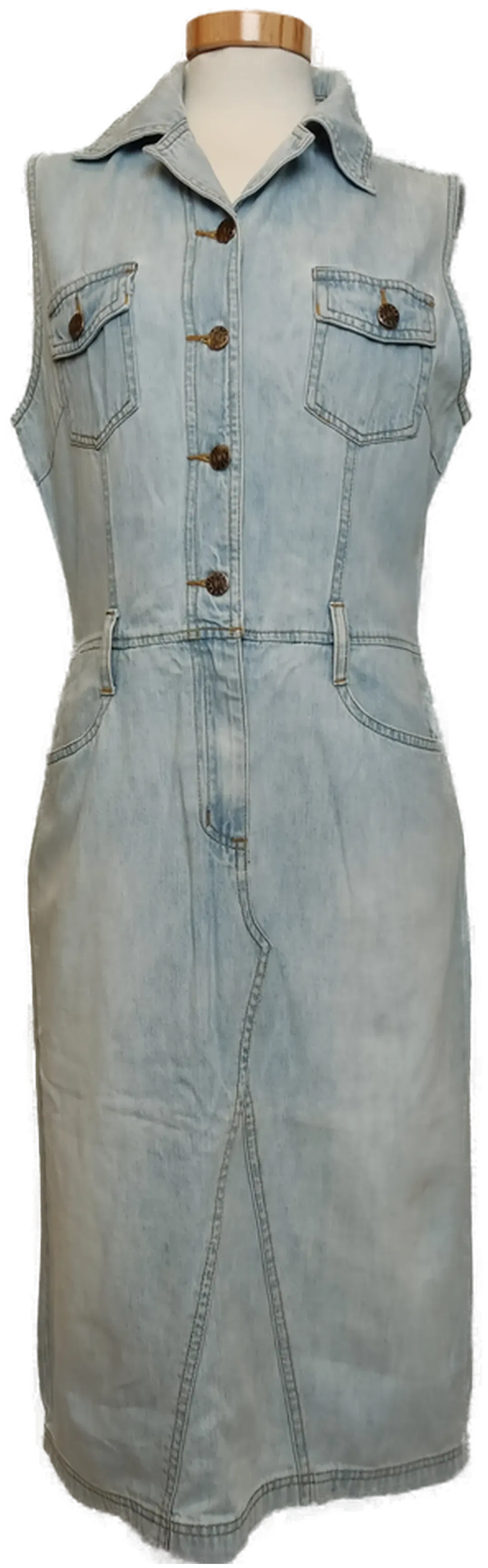 Flash Jeans Damen Kleid Midi blau Gr. 38 - Bild 4
