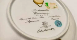 Hutschenreuther Ole Winther Wandteller „Wassermann“ Sternzeichen - Bild 3