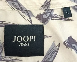 Joop! Herrenhemd gemustert blau/weiß Gr. S - Bild 3