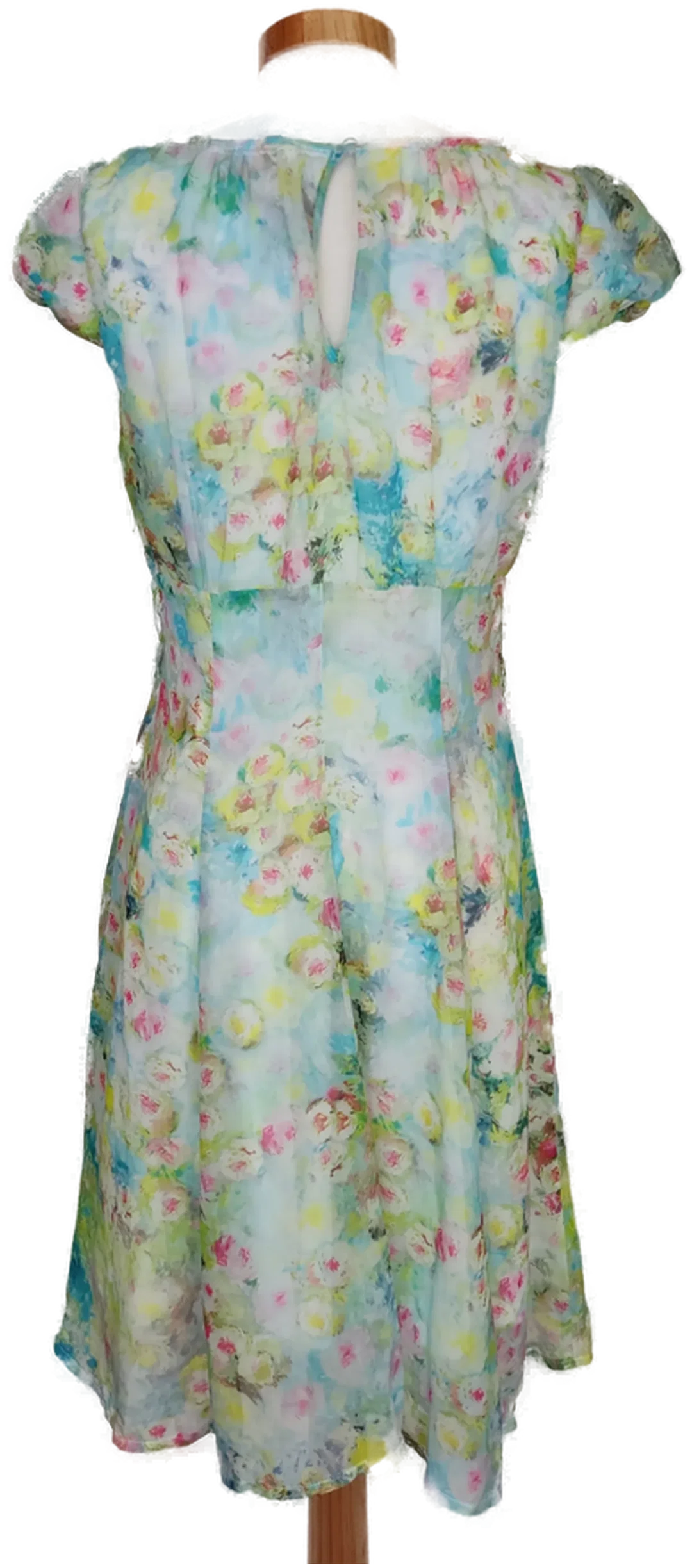 Orsay Damen Kleid grün/blau/rosa geblümt - S/36 – Bild 2