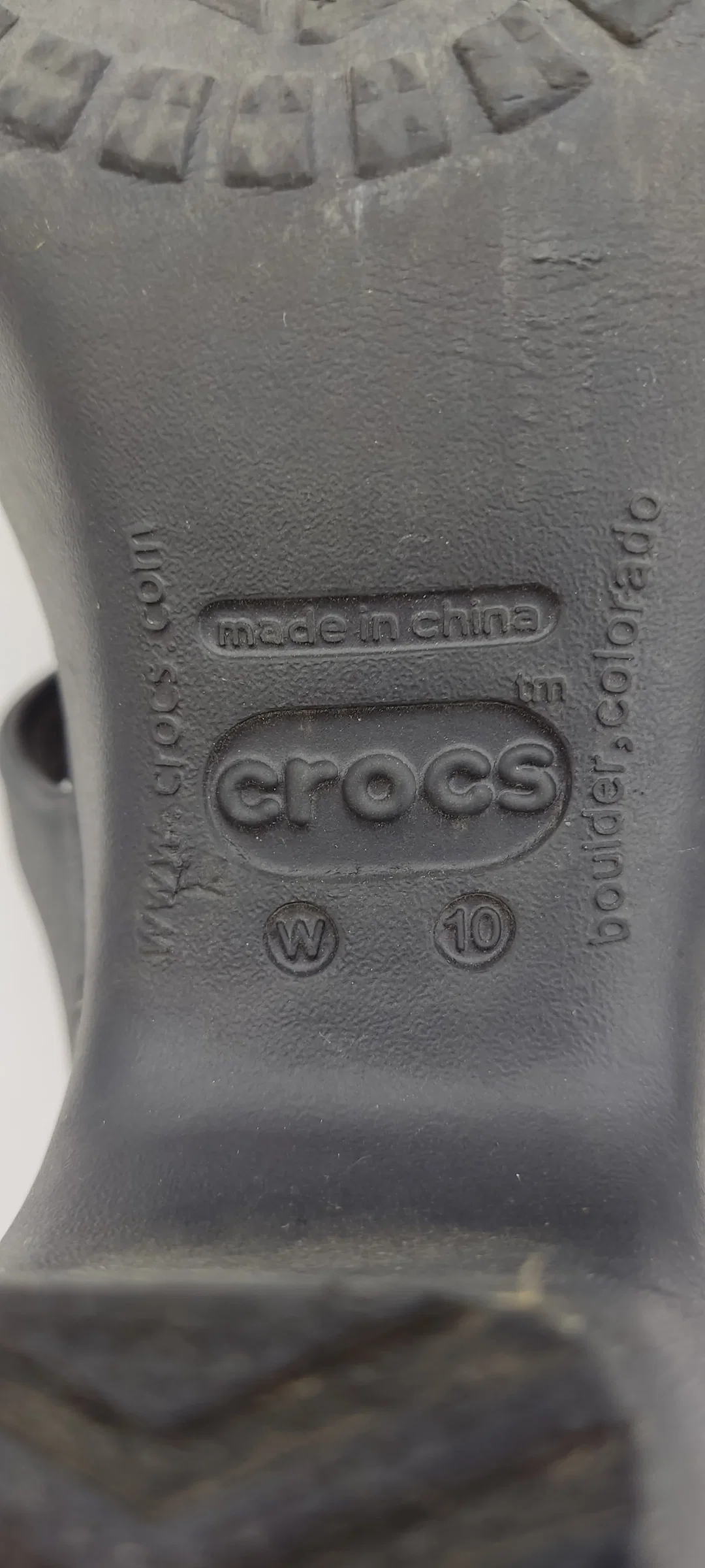 CROCS Damen Sandale schwarz Gr. 10 – Bild 6