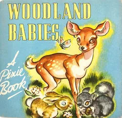 A Pixie Book - Woodland Babies - Margery Colman - Vintage 1950er - Bild 1