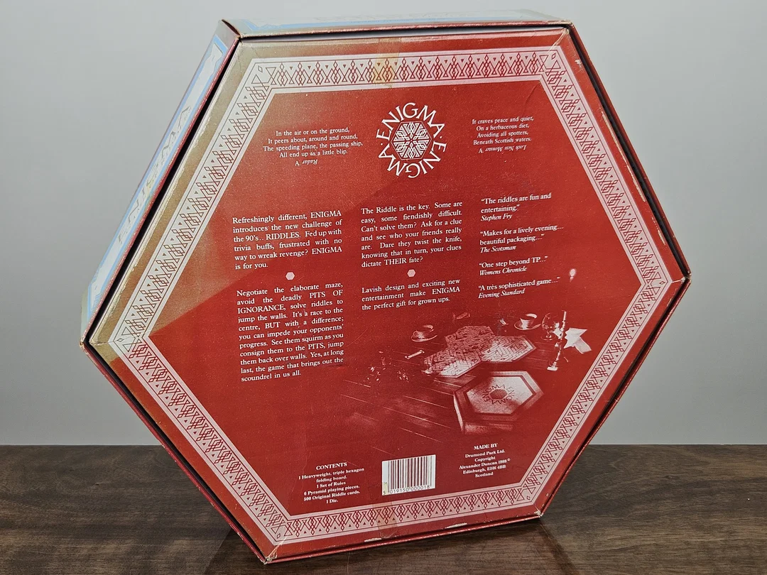Enigma - Vintage Gesellschaftsspiel - Drumond Park Ltd. – Bild 2