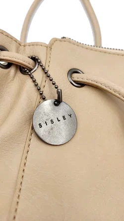 Sisley Damen Ledertasche beige - Bild 6