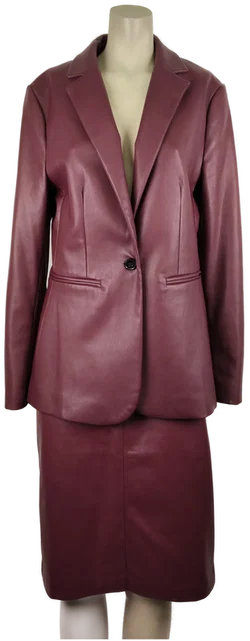 More & More Damenzweiteiler Bordeaux Größe 40 | Elegant – Vorschau 1