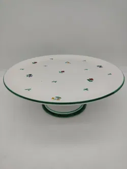 Gmundner Keramik - Große Tortenplatte 'Streublumen' Ø31cm - Bild 4