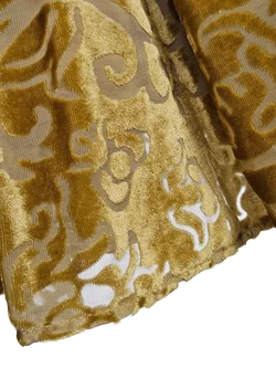 Koton Damen Rock, gold-gelb - Gr. L / 40  - Bild 4