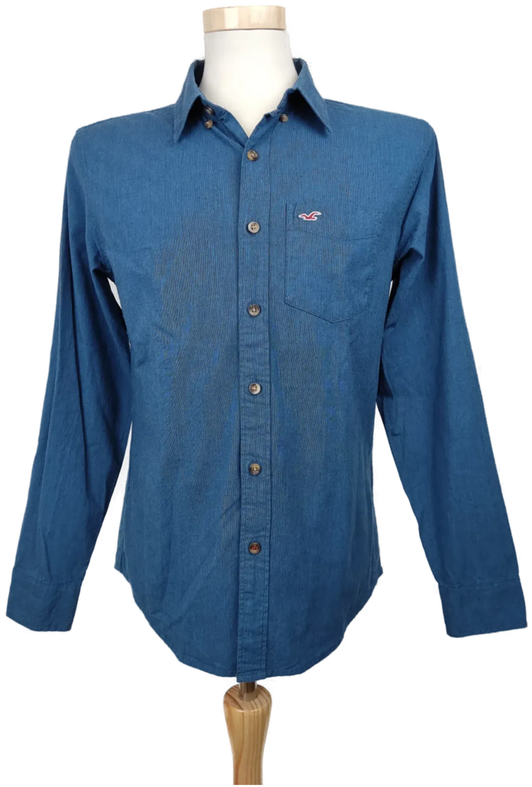 Hollister Herren Hemd blau Gr.S - Bild 1