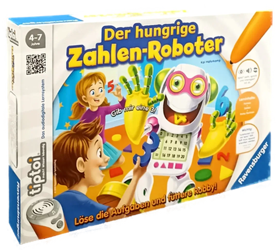Ravensburger Lernspiel Tiptoi "Der hungrige Zahlen-Roboter" – Bild 1