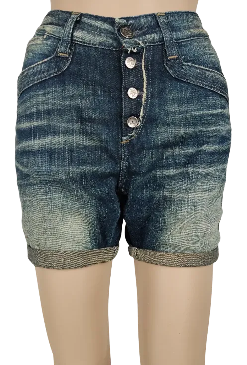 Replay Damen Jeansshorts, blau - Gr. S - Bild 4