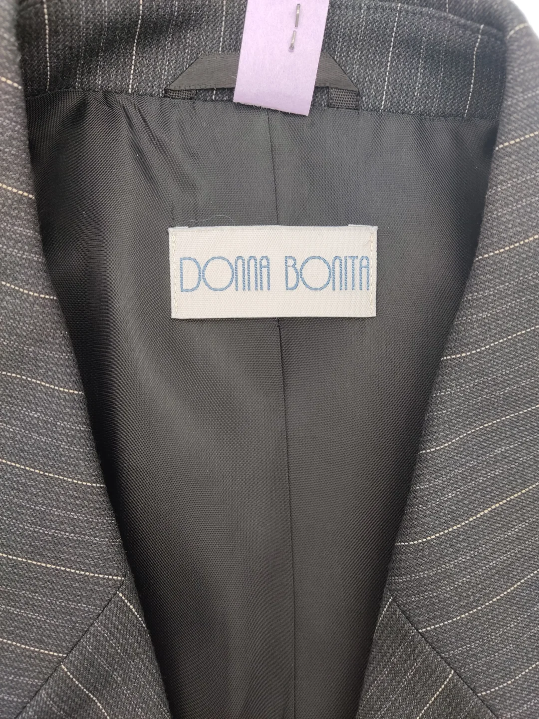 Damenanzug Donna Bonita Gestreift Gr. 50 | Wie Neu, chemisch gereinigt – Bild 4