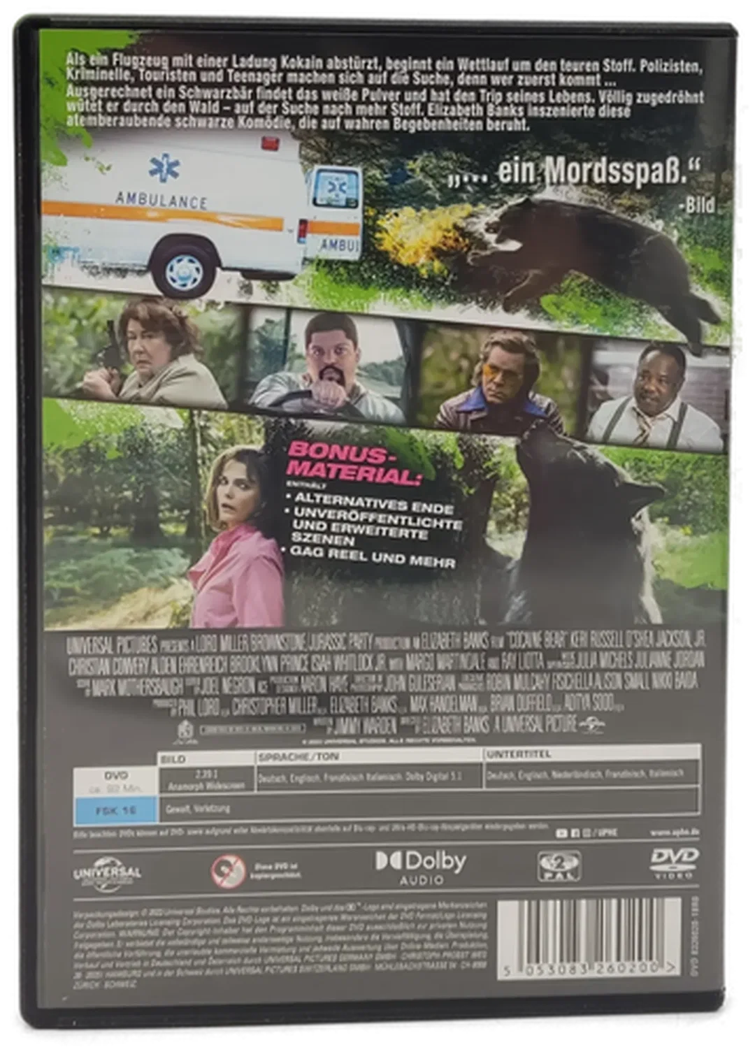 DVD "Cocaine Bear" mit Keri Russell und Christian Convery – Bild 2