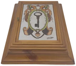Artimöbel Schlüsselkasten braun Höhe: 33 cm, Breite: 28 cm, - Bild 4