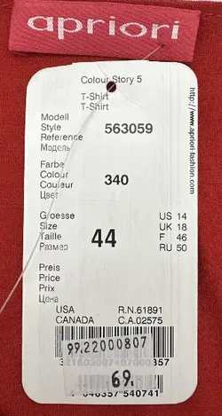 Apriori - Damen Shirt - Gr. 44 - Bild 4